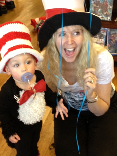 Toni Jourdan, BookPAL/Actor, entertains at Bookman's Books in Mesa